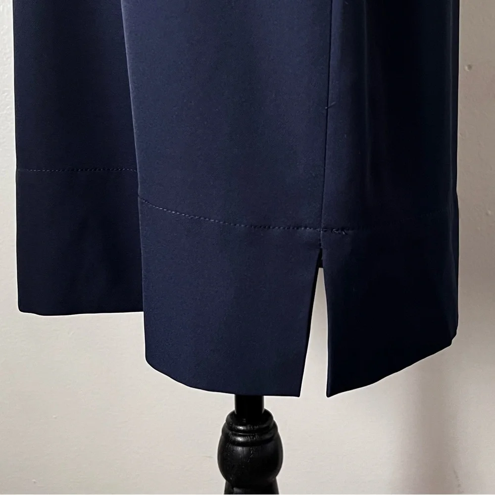 Pop-Over Button Up Shirt Dress With Tie Belt Size 6 - Picture 4 of 6